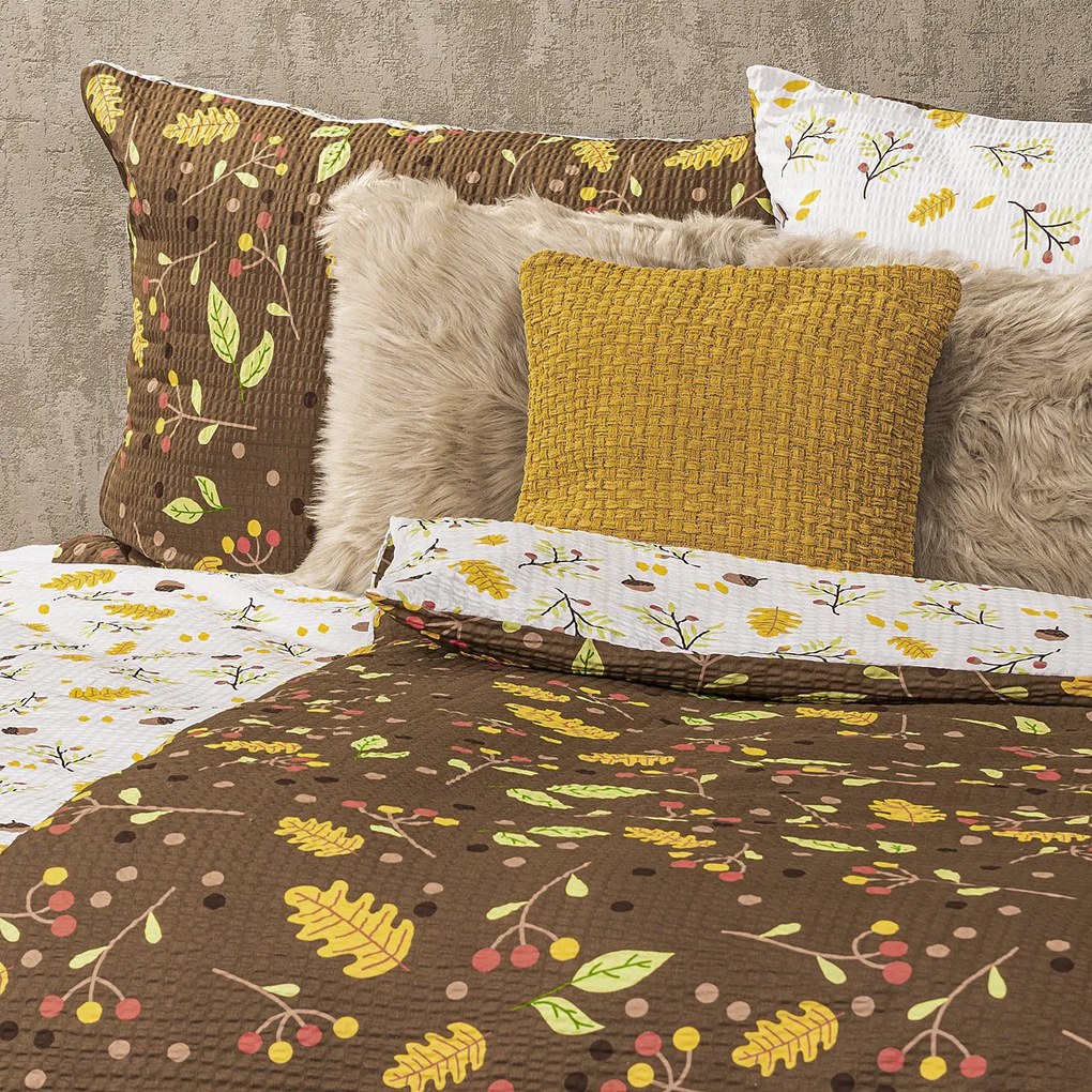4Home Krepové obliečky Jeseň, 160 x 200 cm, 70 x 80 cm