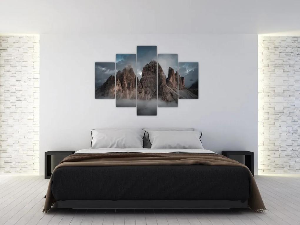 Obraz - Tri Zuby, Talianske Dolomity (150x105 cm)