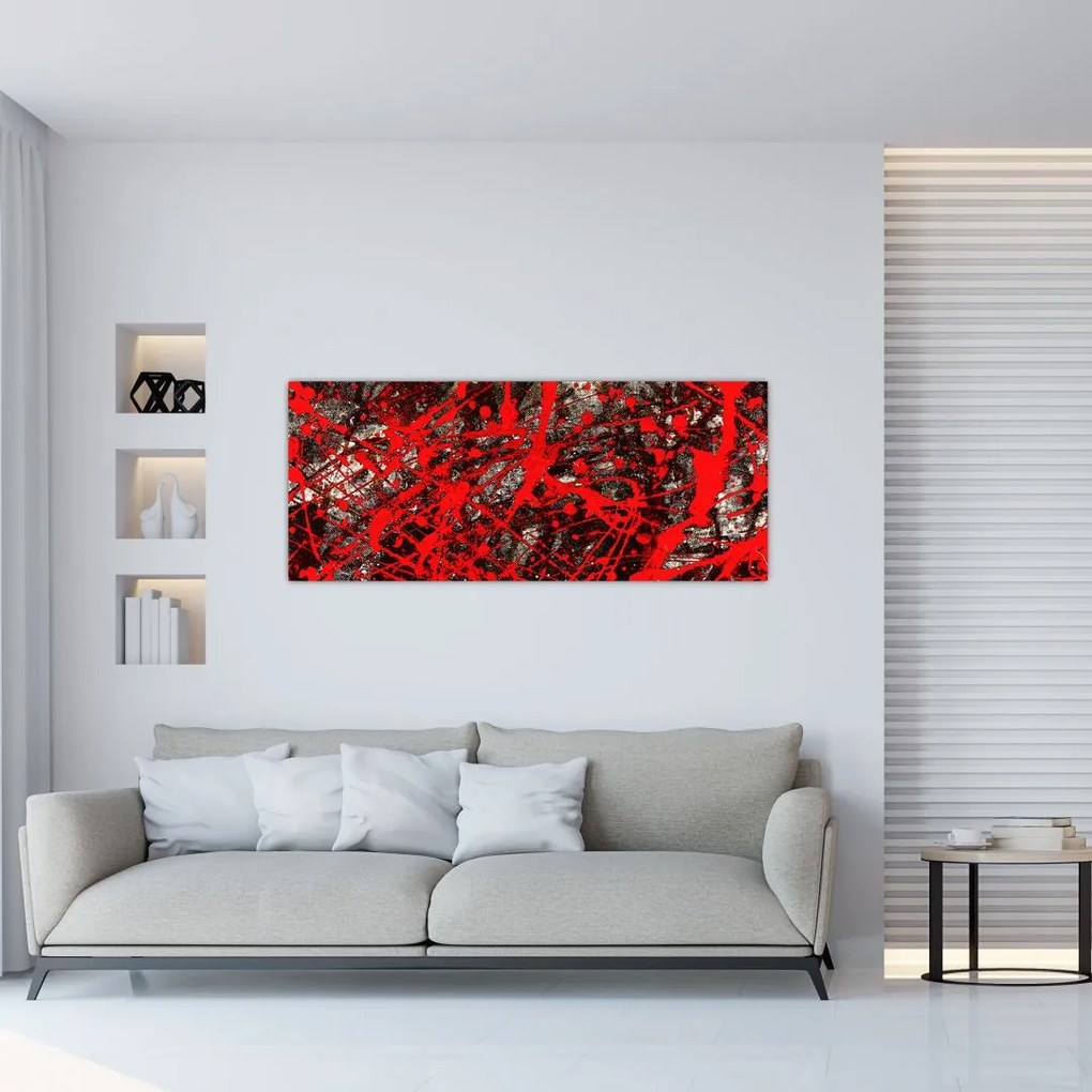 Obraz - Expresívne abstrakcie (120x50 cm)