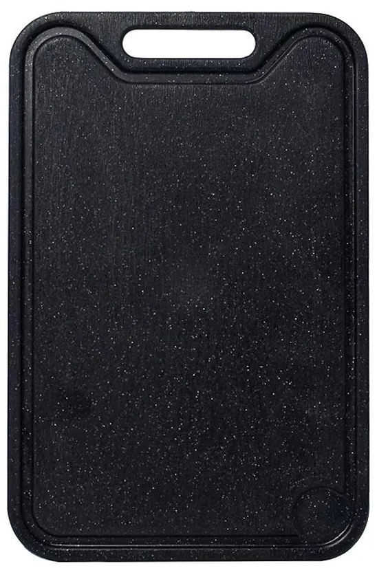 Doska na krájanie obdĺžniková čierna L