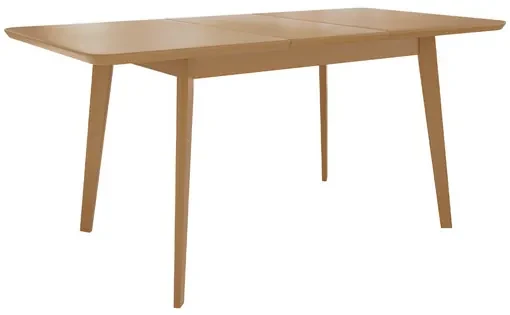 Rozkladací stôl Botiler 140x80 so 6 stoličkami ST97 07, Farby: natura, Farby: čierny, Potah: Magic Velvet 2219