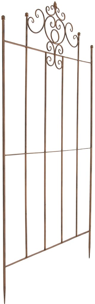 Mriežka na popínavé rastliny Paula - 180 x 85,5 cm - Hnedá antik