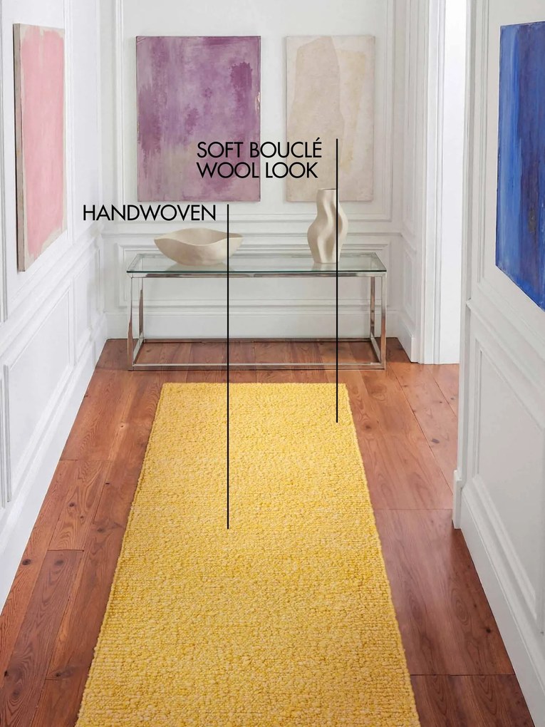 Behúň Ted Baker Notting Hill 106348 Yellow, 80x200, žltá, obývacia izba, Ted Baker