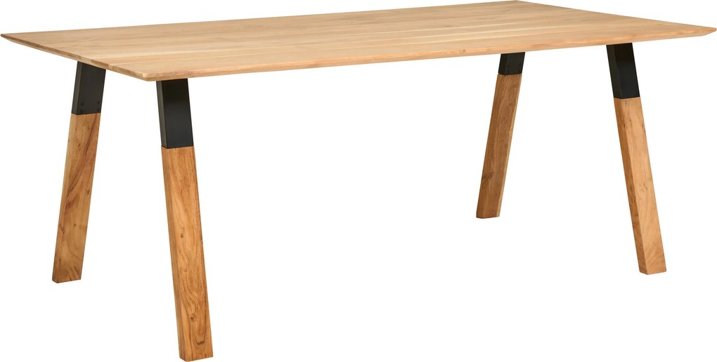 XXXLutz JEDÁLENSKÝ STÔL, akácia, prírodná farba, 200/100/76 cm Livetastic - Stoly - 000729002402