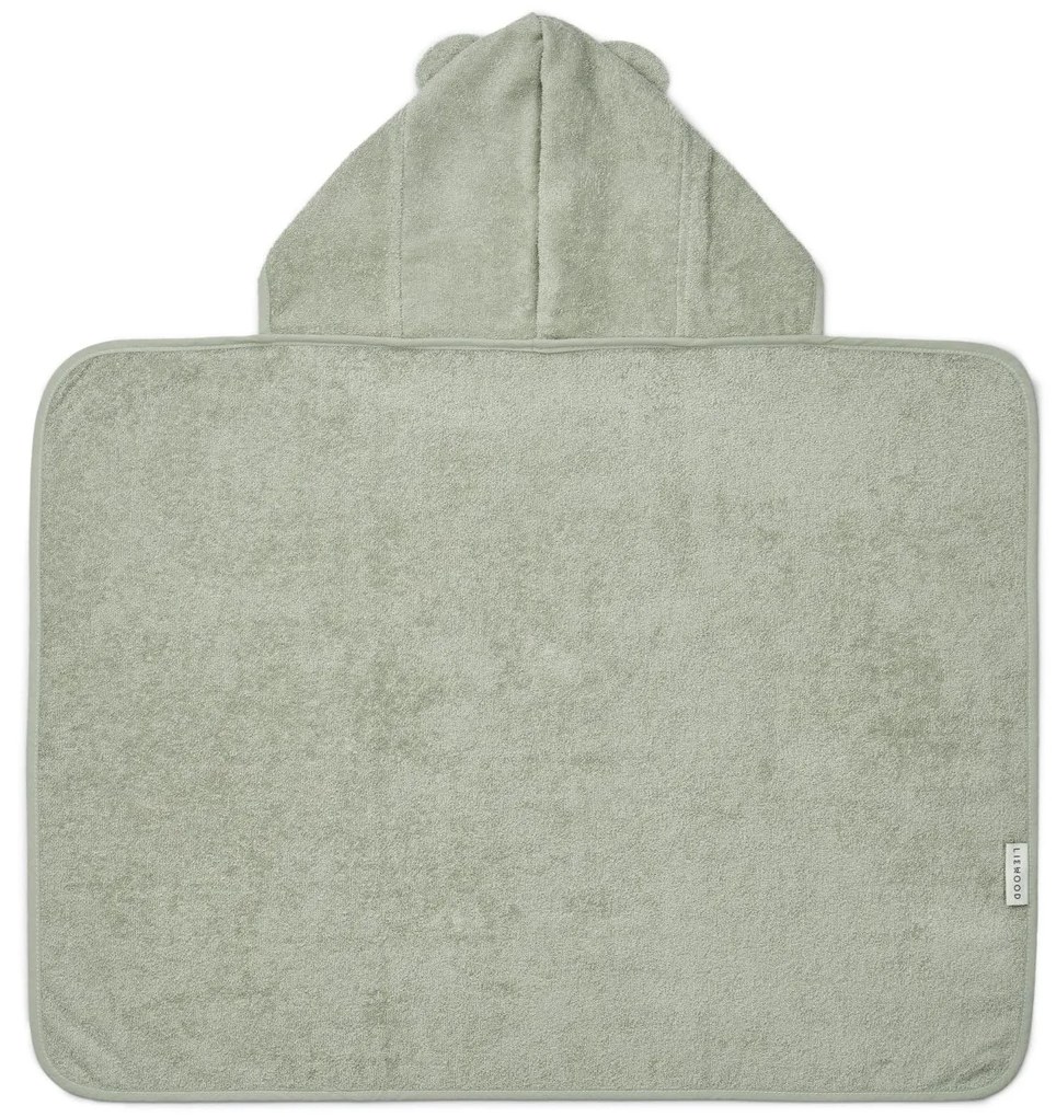 LIEWOOD Osuška s kapucňou pre bábätka Vilas Bear/Dove Blue