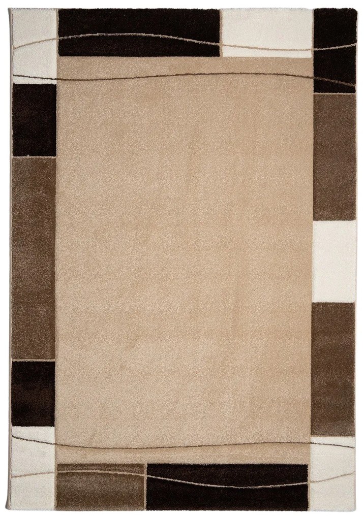 Spoltex, Kusový koberec Cascada Plus beige 6294, 120x170, béžová, chodba / predsieň