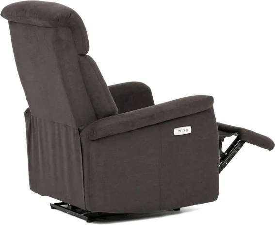 Polohovacie kreslo hnedé elektrické TV-925 BR2