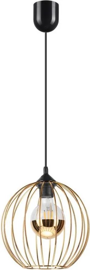 Luster na lanku ZOYA 1xE27/60W/230V zlatá