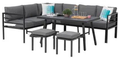 Doppler YORK SET - hliníkové záhradné sedenie