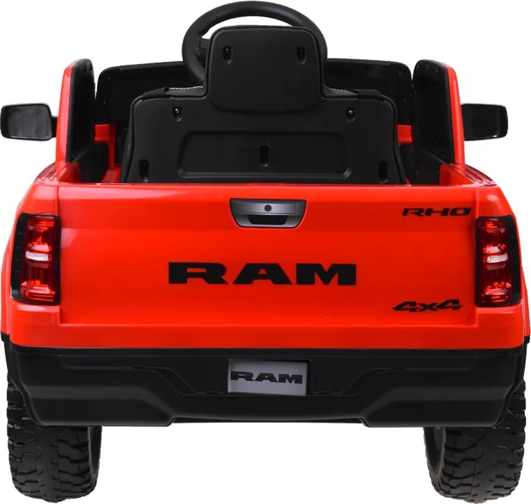 JOKOMISIADA Elektrické auto na batériu RAM Pickup pre deti 4x4 + diaľkové ovládanie červené PA0322