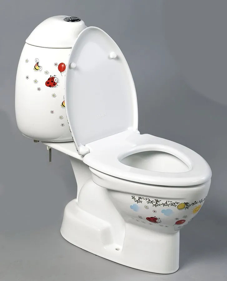 Sapho Sapho, KID detské WC kombi vr.nádržky, spodný odpad, farebná potlač, CK301.400.0F