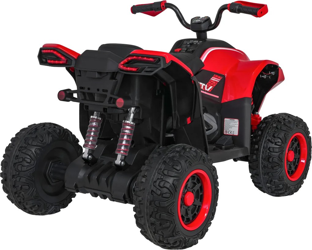 Ramiz Rýchle koleso Quad Vehicle Červená