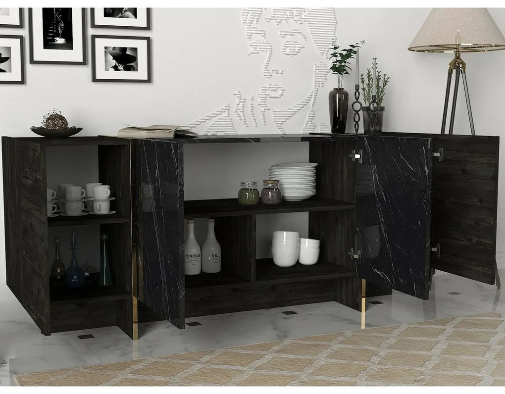 Skrinka Veyron Black and Gold