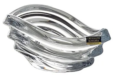 Crystal Bohemia KRIŠTÁĽOVÁ MISKA BOHEMIA WAVE 155 MM