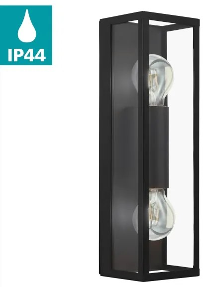 Eglo 99124 - Kúpeľňové nástenné svietidlo AMEZOLA 2xE27/60W/230V IP44