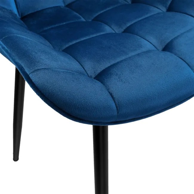 Jedálenská stolička NORMAN zamatová, granátová