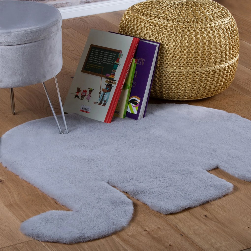 Obsession, Pre zvieratá: kusový koberec Luna 854 silver, 76x99, šedá, detská izba