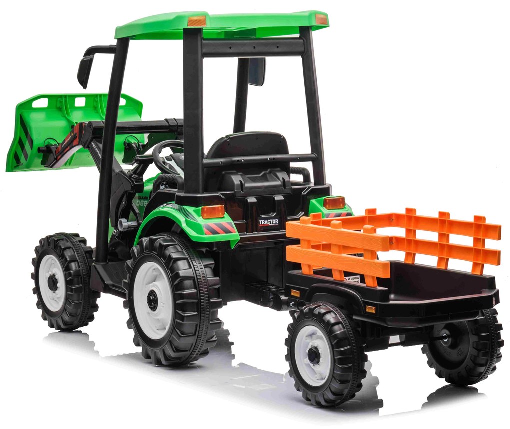 Detský elektrický traktor D68 RAMIZ JS3158B  - zelený