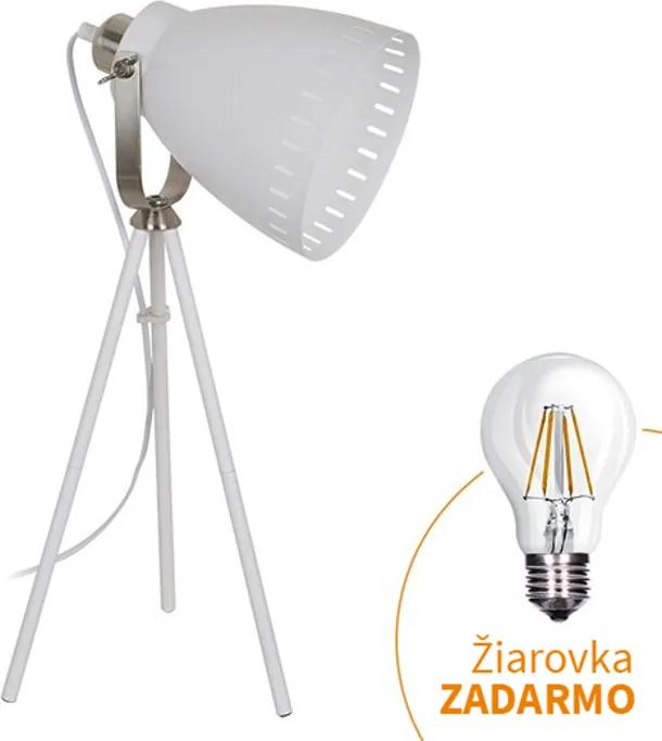 Stolná lampa, biela, TORINO WA002-W