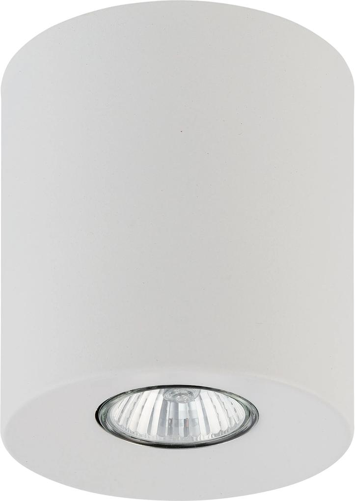 TK-LIGHTING Stropné prisadené LED osvetlenie ORION, 1xGU10, 10W, 12,5x11cm, okrúhle, biele