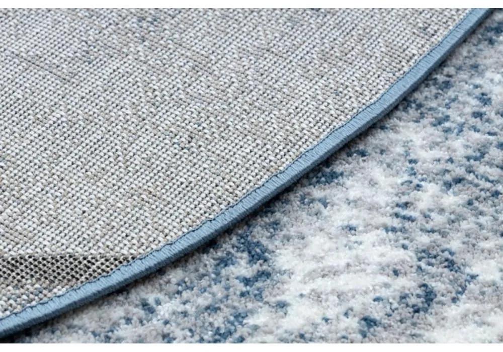 Kusový koberec Wall modrý kruh 100cm