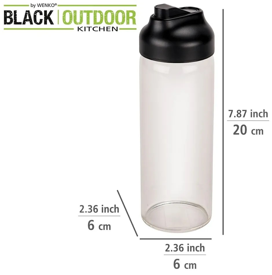 Fľaša na olej či ocot Wenko Black Outdoor Kitchen