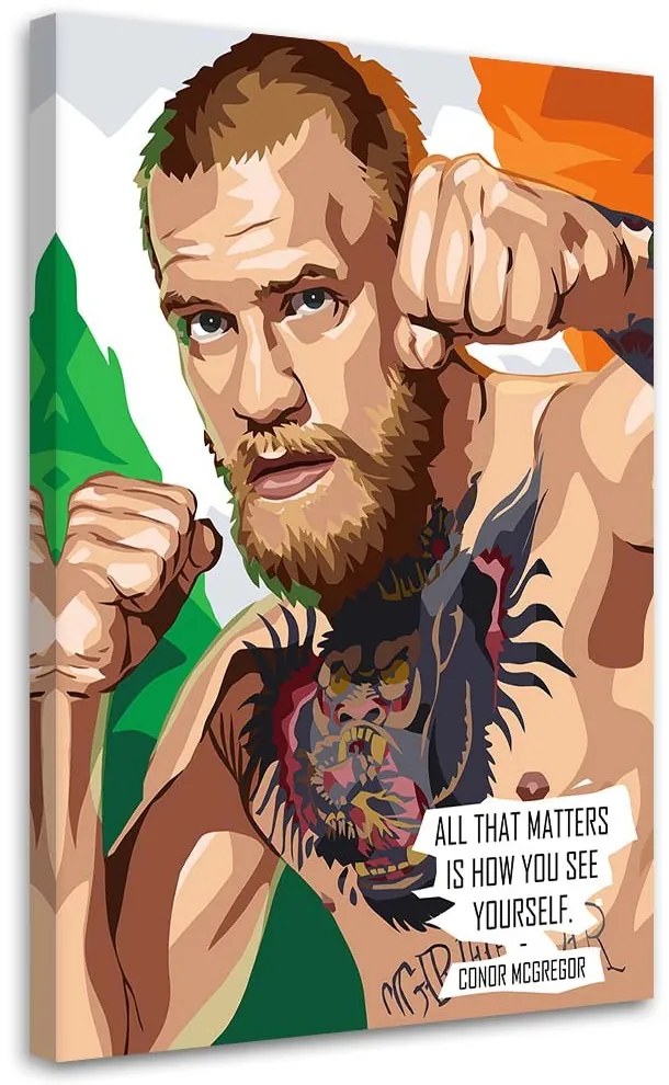 Gario Obraz na plátne Conor McGregor - Nikita Abakumov Rozmery: 60 x 90 cm