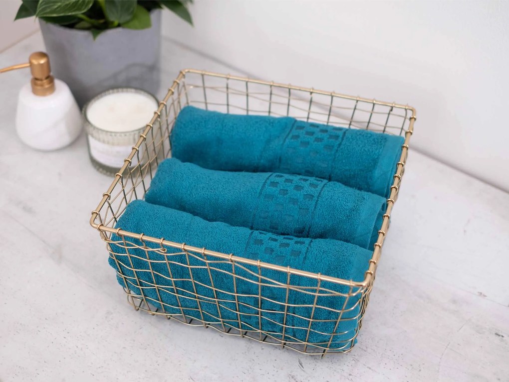 Froté osuška 70 × 140 cm ‒ Paolo petrolejová