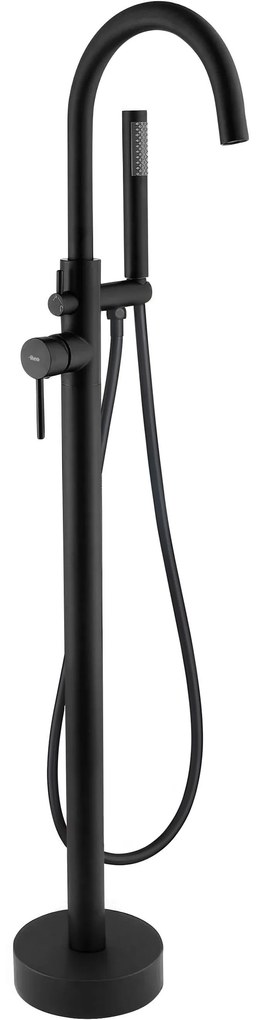 Rea Lungo, voľne stojaca batéria h-1105, čierna matná, REA-B7496