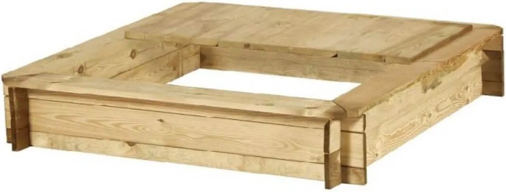 Marimex | Drevené pieskovisko štvorhranné s krytom | 11640358