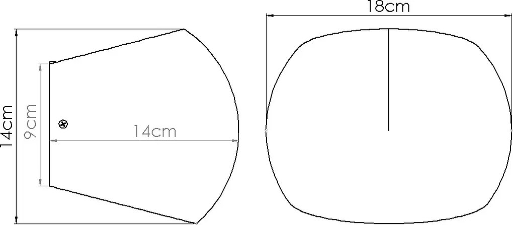Nástenné svietidlo Globe, 1x betónové tienidlo