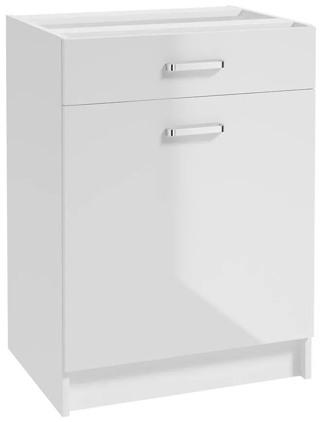 Kuchynská skrinka Arosa B60 1D1S biela
