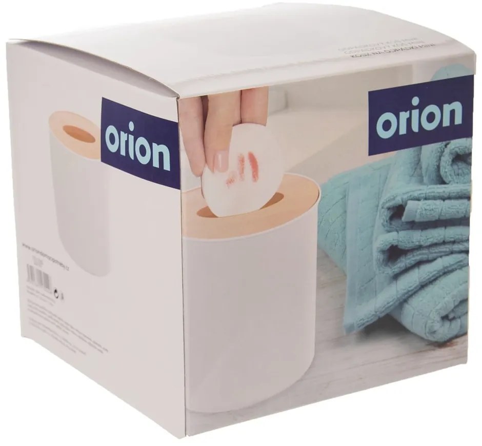 Biely plastový odpadkový kôš 1,6 l Whitney – Orion
