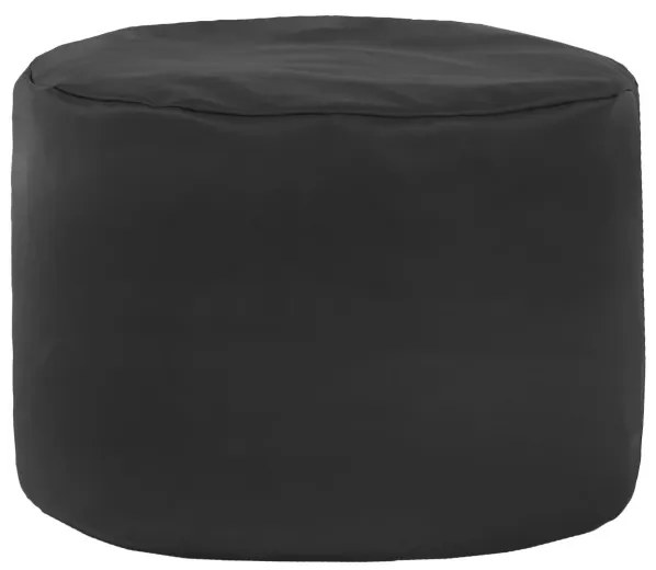 Taburetka Cilindro čierna ekokoža