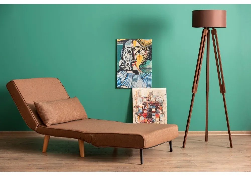 Hnedé kreslo Folde – Artie