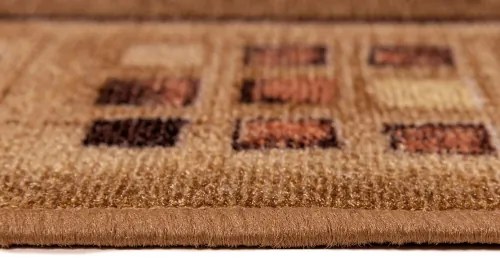 Koberce Breno Behúň JENA 35, šíře role 67 cm, hnedá, viacfarebná