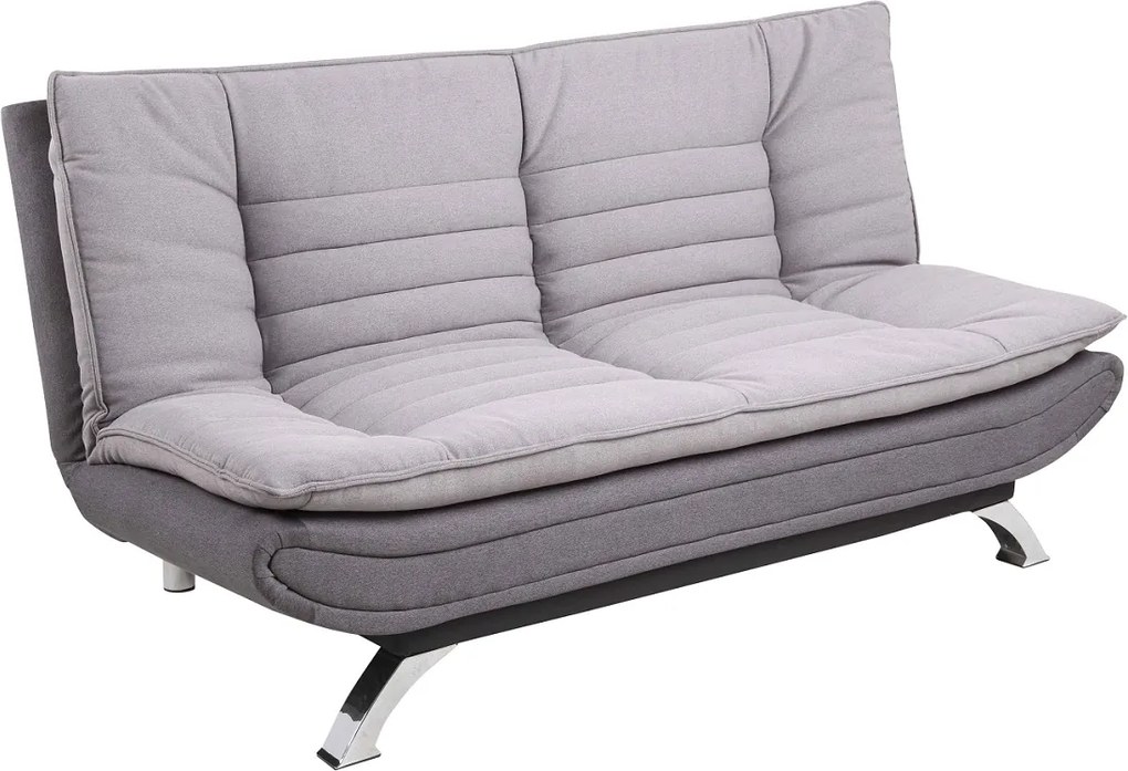 Dizajnová rozkladacia sedačka Alun, 196 cm, sivá