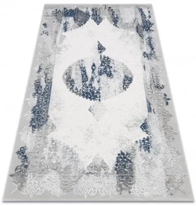 Koberec AKRYL VALS 5040 Ornament, modrý / sivý