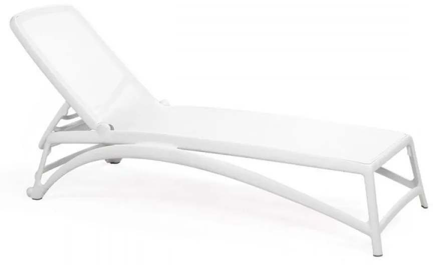 ATLANTICO záhradné lehátko bianco/bianco