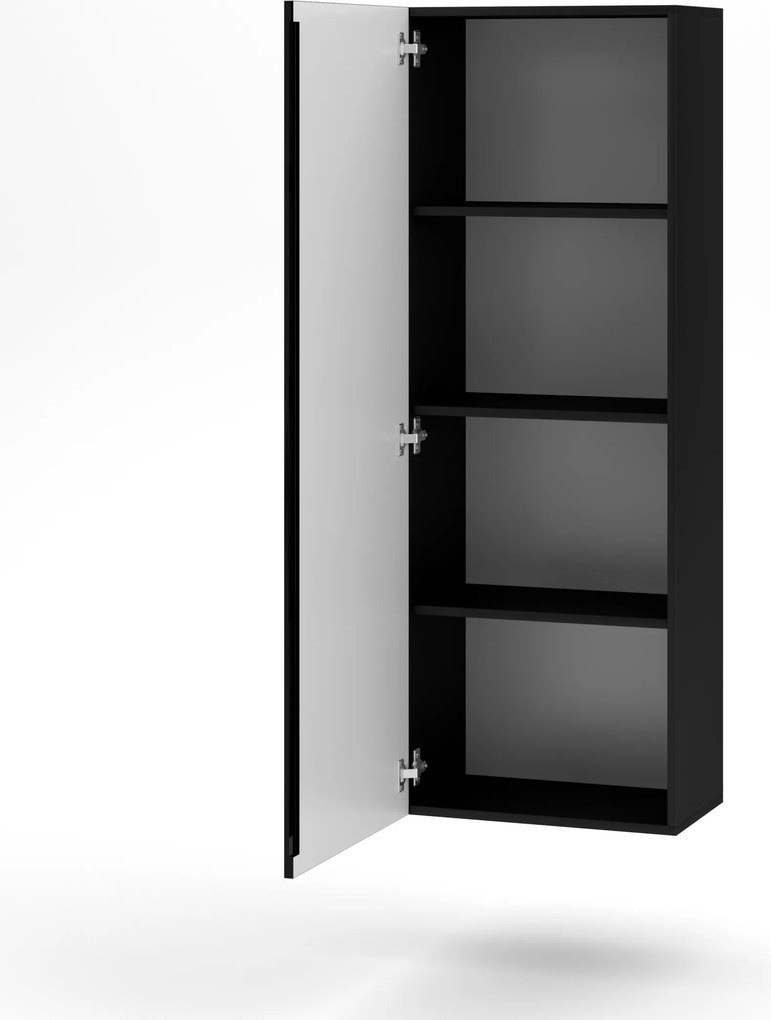 Závesná skrinka Vivien 40 cm čierny lesk