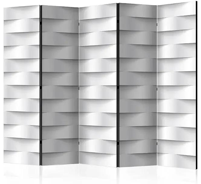 Paraván - White Illusion II [Room Dividers] Veľkosť: 225x172, Verzia: Akustický
