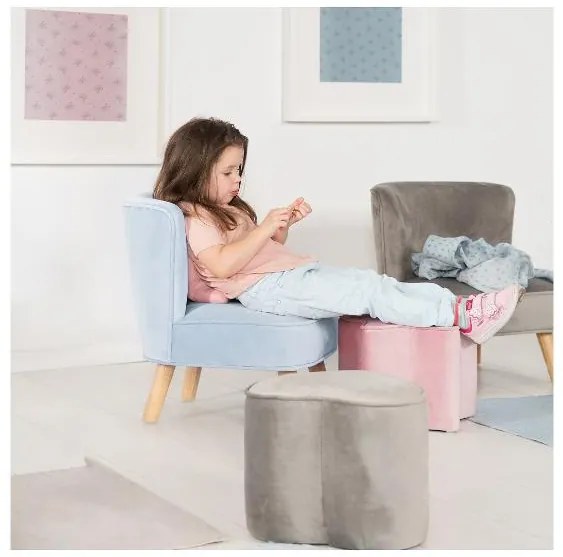 roba Detské kreslo (scandi, bledomodrá)  (100397115)