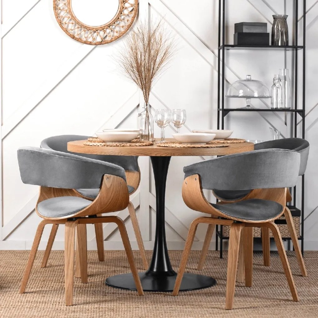 PROXIMA.store - Jedálenská stolička GARY Aura FARBA: čierna