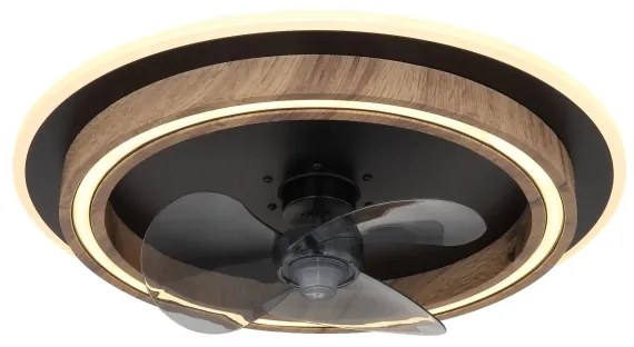 Globo 03655 - LED Stmievateľný stropný ventilátor BOZAN LED/32W/230V + DO