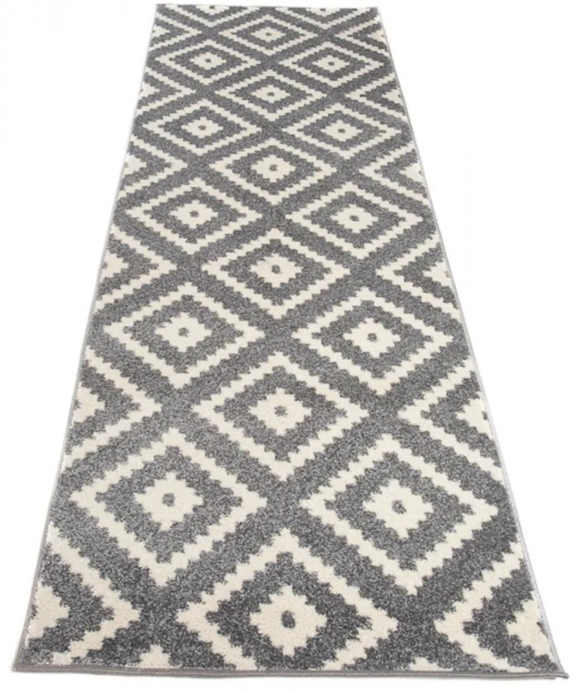 Kusový koberec Remund sivý atyp 80x250cm