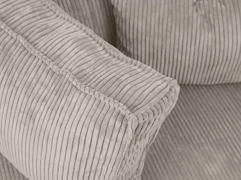 AKCIA Svetlobéžová sedacia súprava do U SMART COSARO 295x140 cm II. akosť