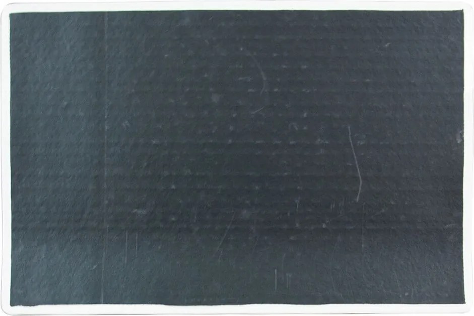 Čierna rohožka s kvetmi a ovocím Liliana - 75 * 50 * 1cm