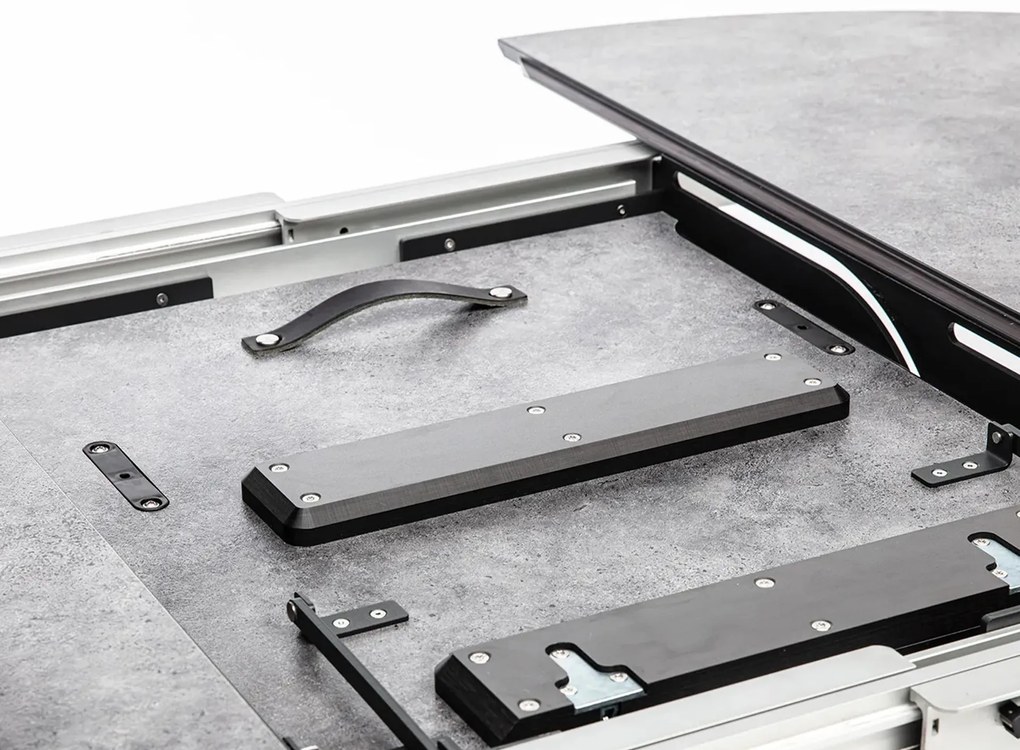 HPL rozťahovací stôl antracit 120-170 cm