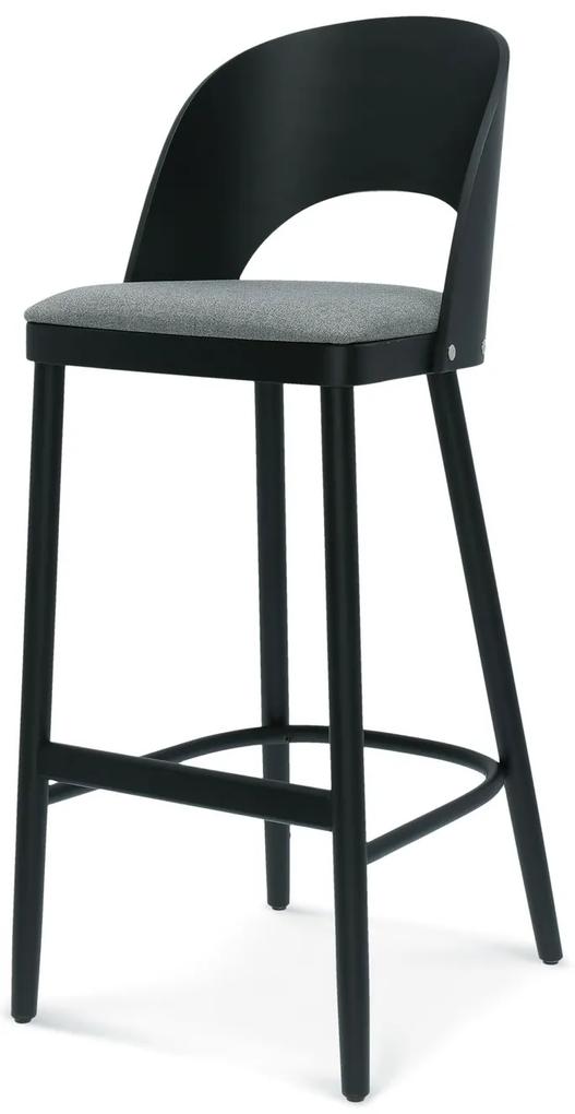 FAMEG Avola - BST-1411 - barová stolička Farba dreva: buk štandard, Čalúnenie: koža L2