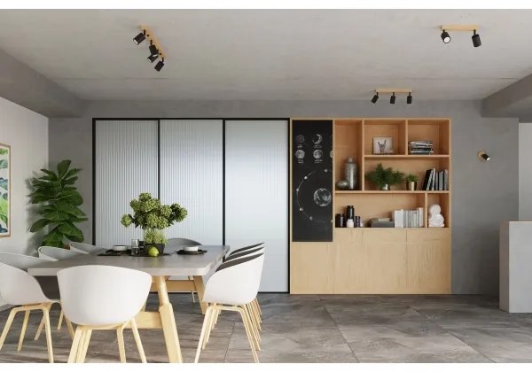 Sollux SL.1291 - Bodové svietidlo VERDO 2xGU10/10W/230V čierna